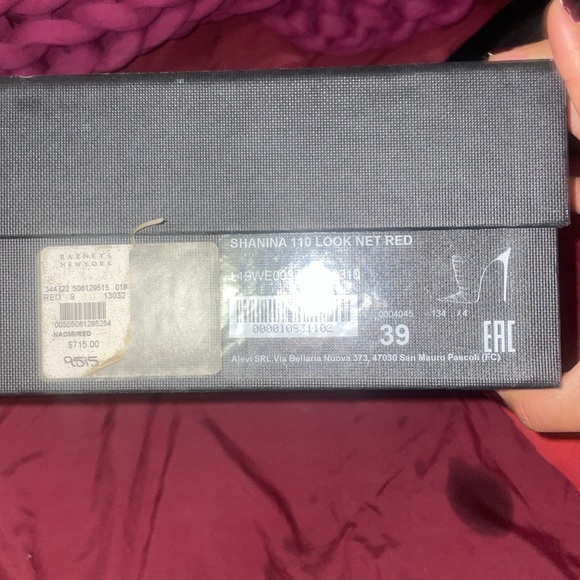 Alevi Milano Shanina 110 Look net red mules - Picture 12 of 17